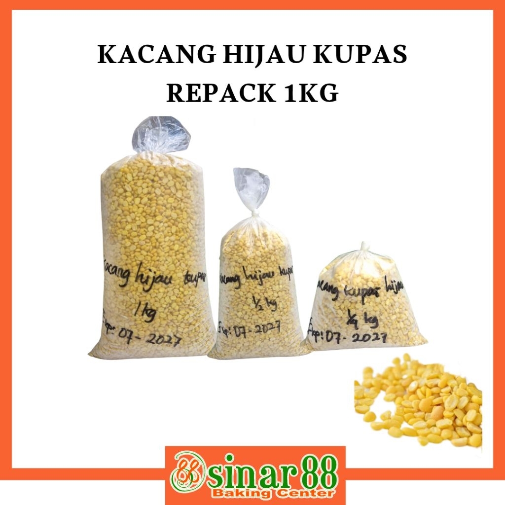 

KACANG HIJAU KUPAS REPACK 1KG