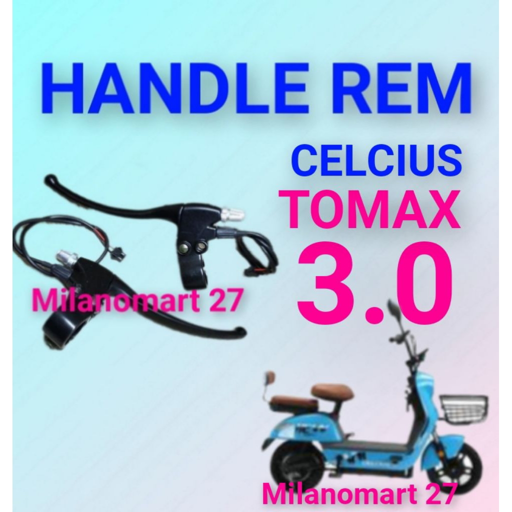 handle rem Celcius TOMAX 3.0 handle rem sepeda listrik Celcius TOMAX 3.0