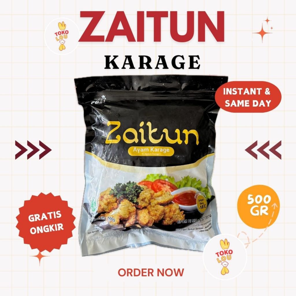 

ZAITUN KARAGE 500GR