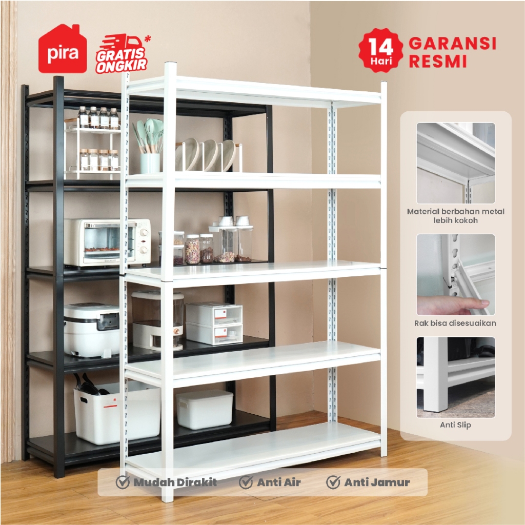 PIRA - HOGAN MSU Rak Besi / Rak Susun Serbaguna / Rak Susun Besi / Rak Penyimpanan