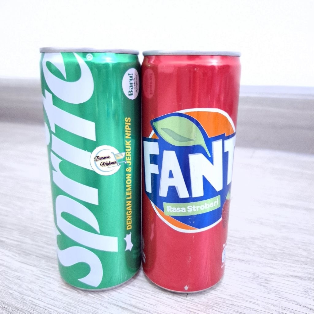 

Sprite / Fanta kaleng slim 250ml sofdrink