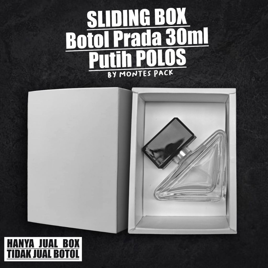 

BOX SLIDE Pradda 30ml / SLIDING BOX polosan untuk botol Prrada 30ml