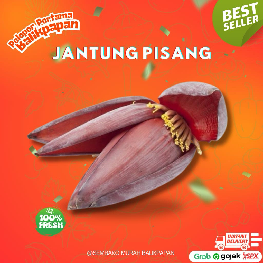 

jantung pisang 1 buah