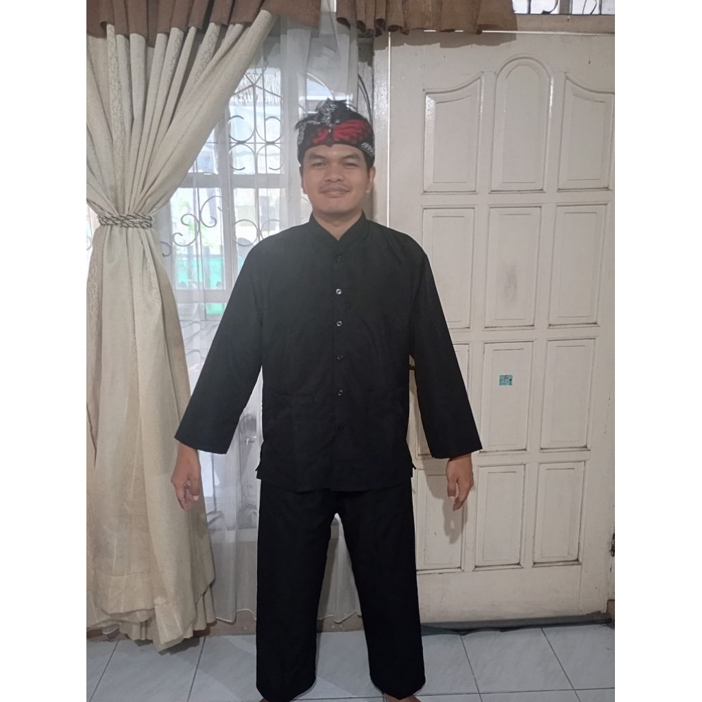 Setelan Pangsi Sunda dewasa Drill