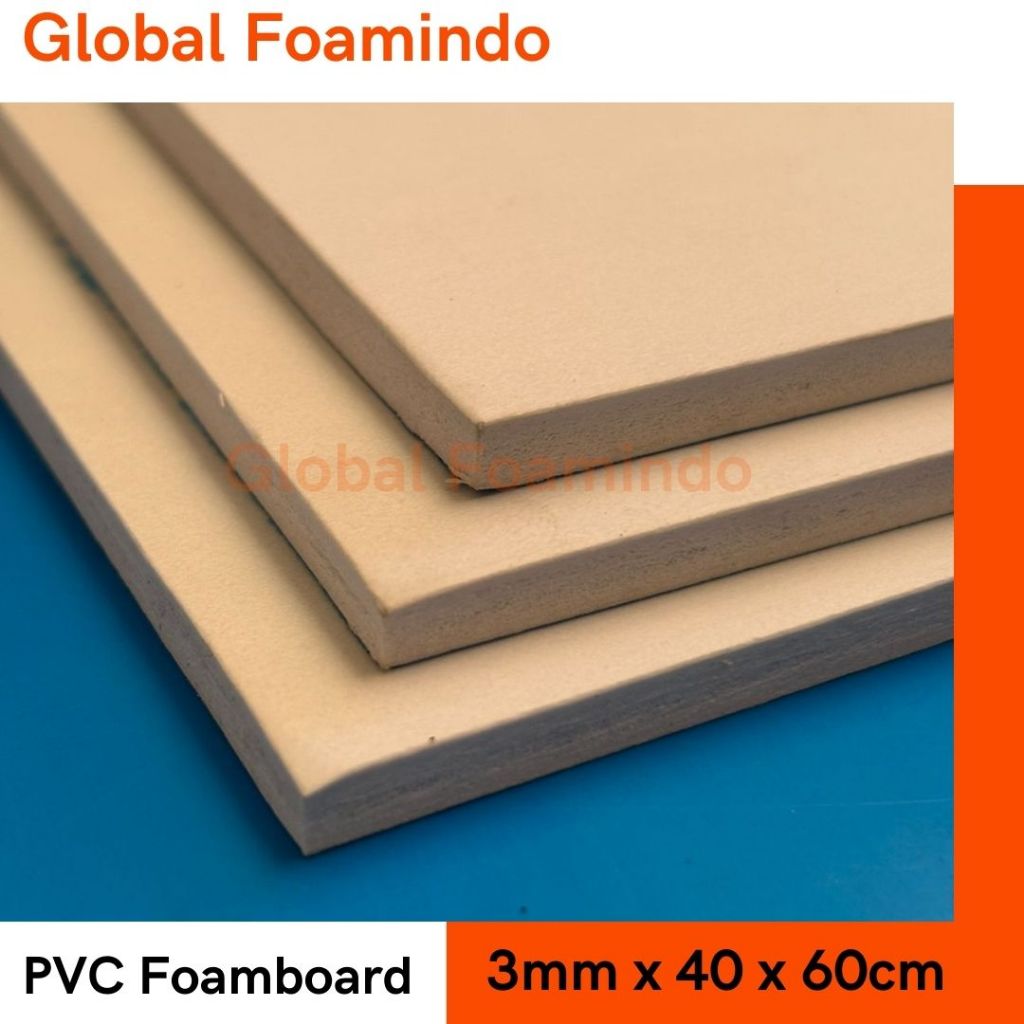 

PVC Foamboard 3mm x 40 x 60cm