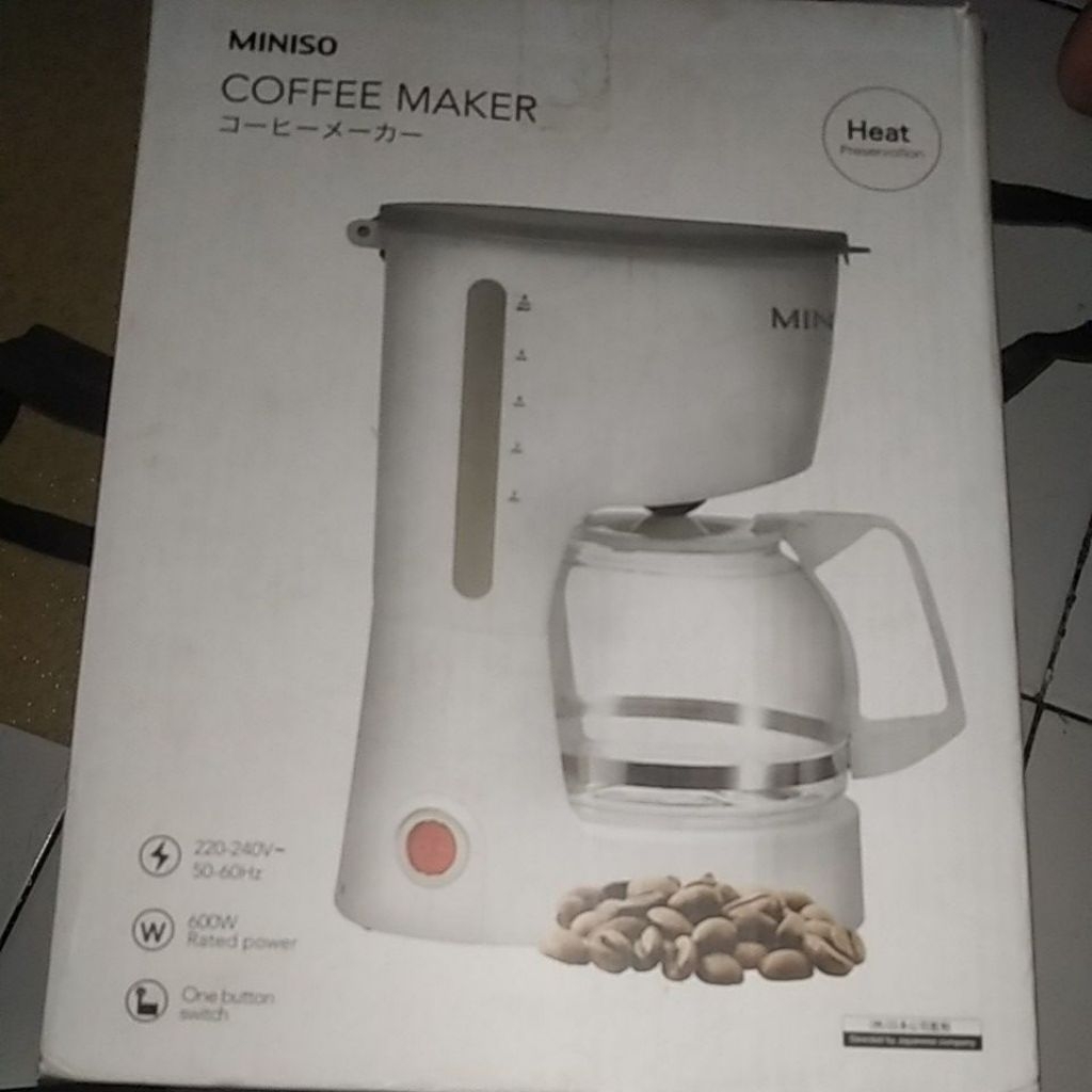 Coffe Maker MINISO ORI / Mesin Pembuat Kopi NEW undrprice