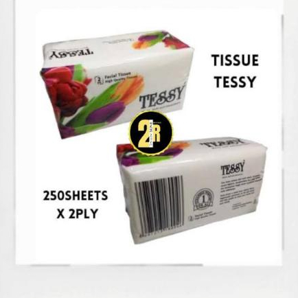 Tisu Tessy 250 sheet 2ply/tisu wajah/tisu facial tessy grosir isi 4pak