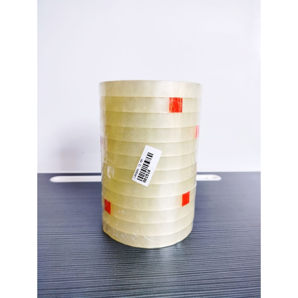 

Lakban 12 MM Merk Eiji isi 12 Pcs / Roll