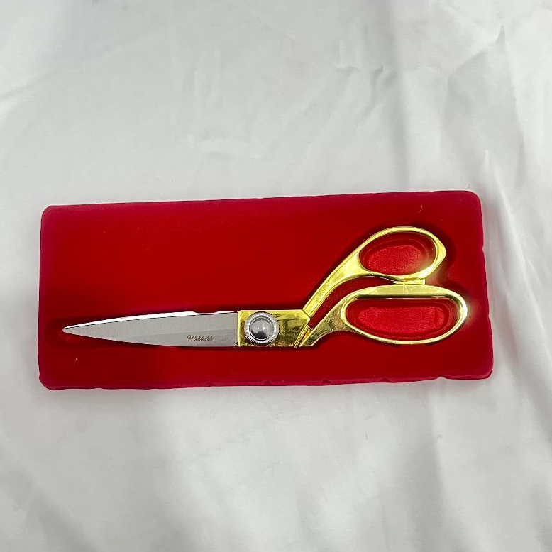 

Dqueen Florist - Gunting Warna Emas Gold Scissors- Gunting Emas 8 Inch – Gunting Seremoni Elegan untuk Peresmian, Pembukaan & Acara Resmi- Jakarta