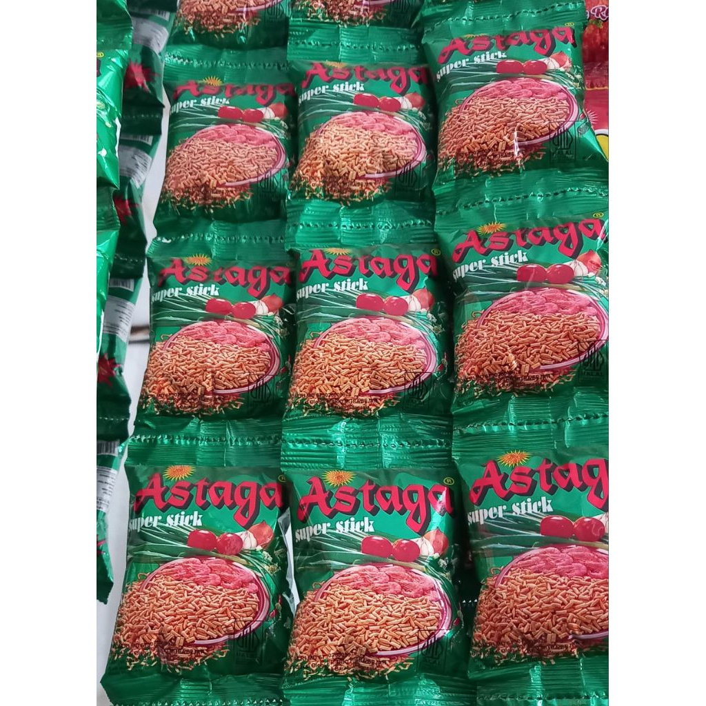 

Astaga Super Stick Snack 500 an 2 Renceng isi 20 @8 gram