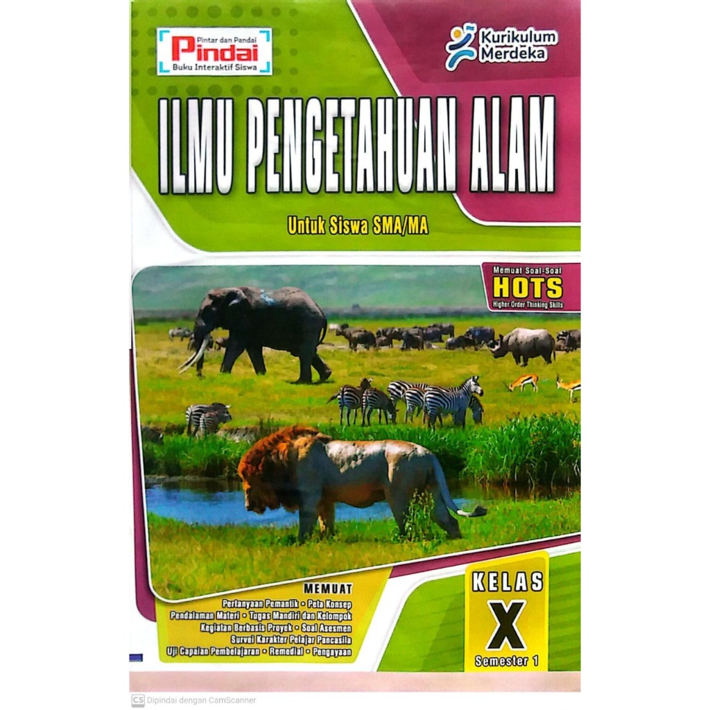 Buku LKS IPA kurikulum Merdeka Kelas 10 SMA/MA Semester 1