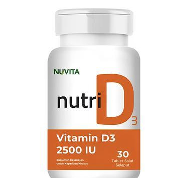 Nuvita Nutri D3 2500IU (30 Tablet) / Vitamin D3 5000 IU