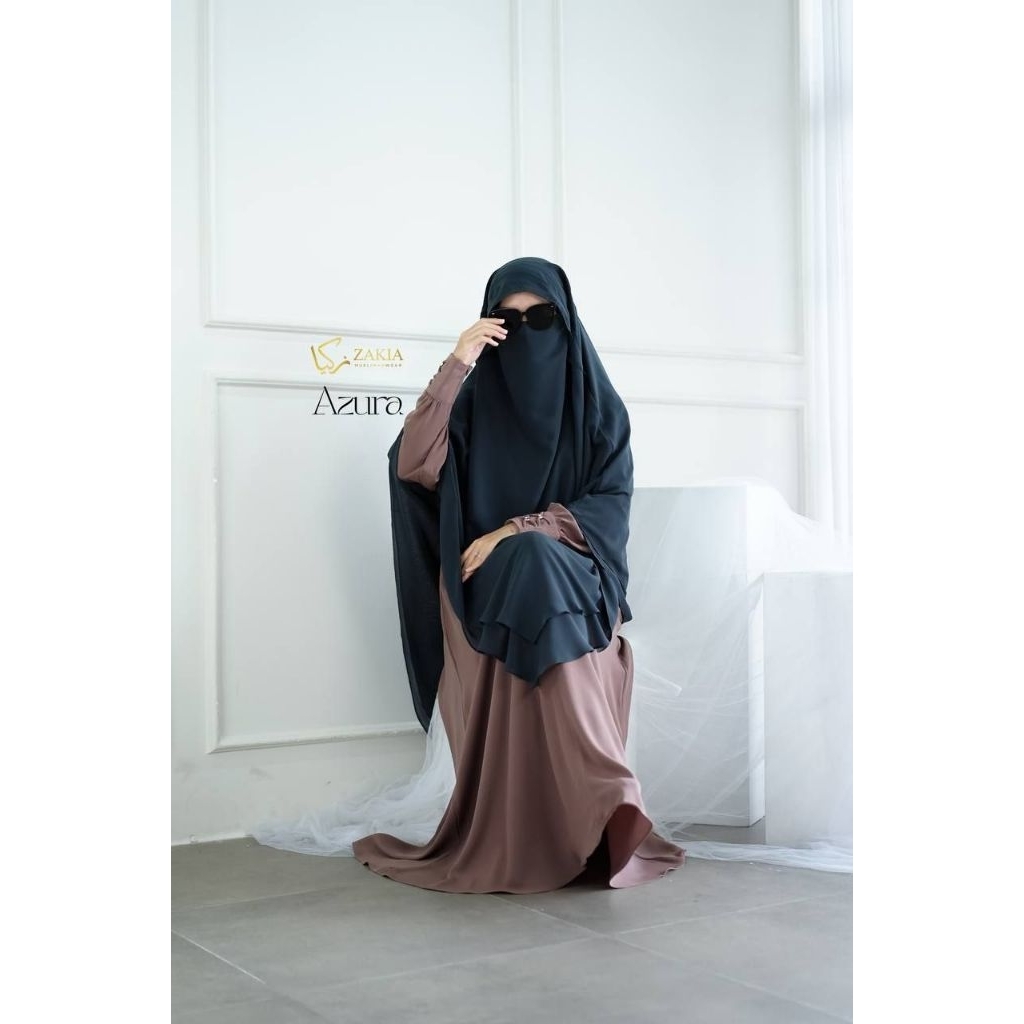 french khimar syar'i | hazura by zakia | khimar instan fk tali std & fk poni jumbo syari | khimar pr