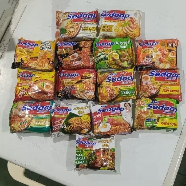 

SEDAAP mie instan aneka rasa