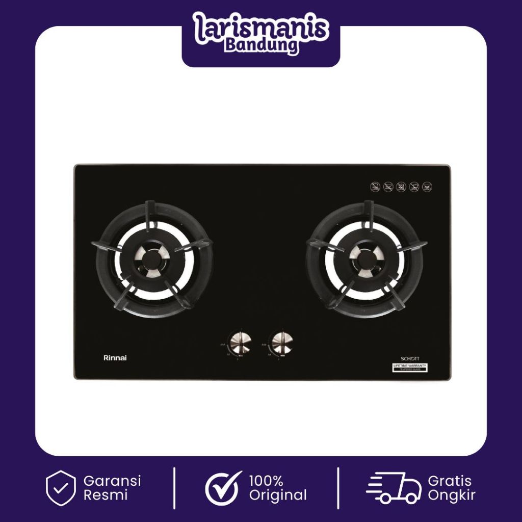 Rinnai Kompor Tanam RB-2GH-C(BK)