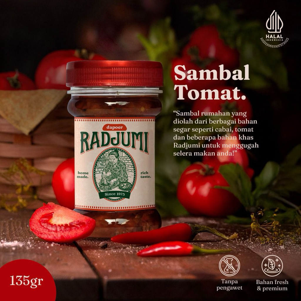 

Sambal Uleg Tomat Bawang Cumi Teri Radjumi Sambel Rumahan