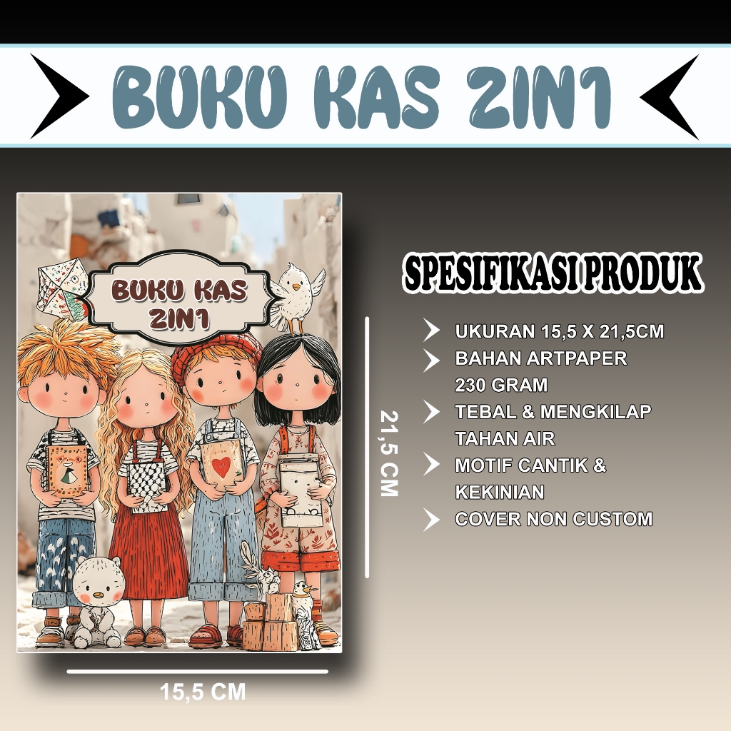 

BUKU KAS 2IN1 BY GRAFISTETIK