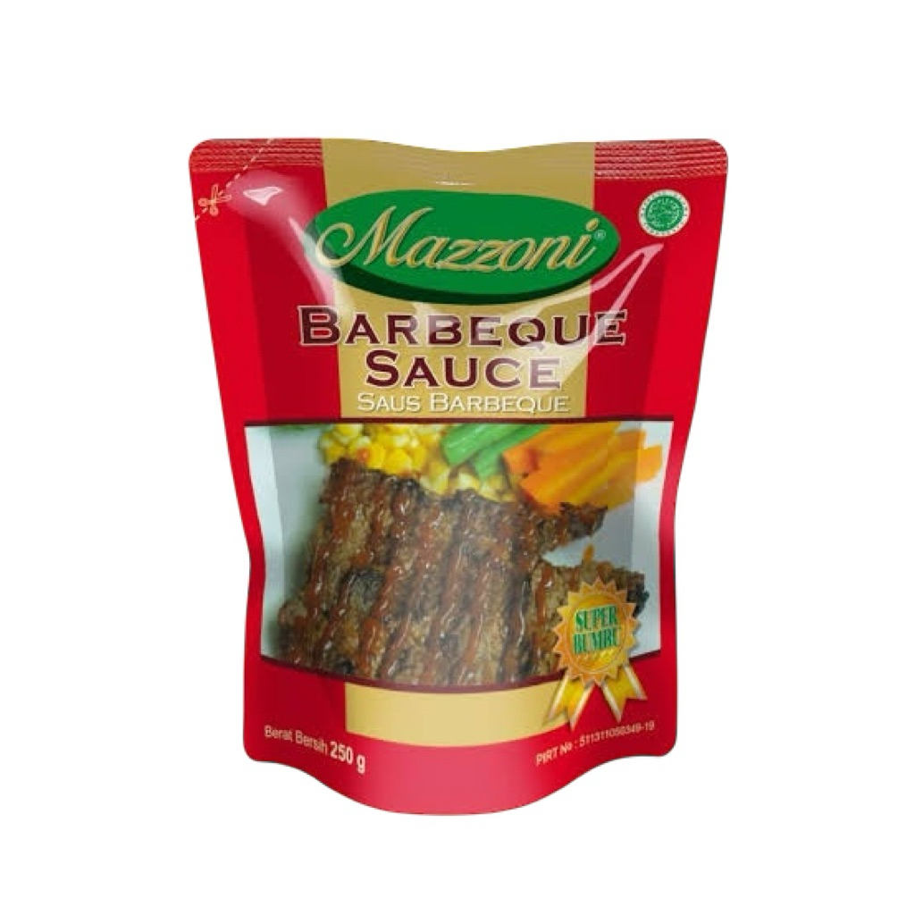 

Mazzoni Saos Barbeque 250gram