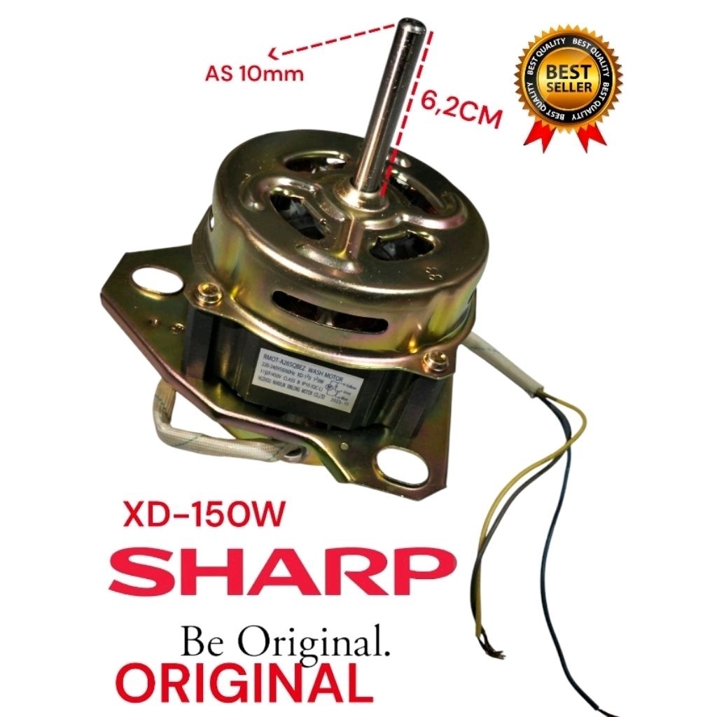 Dinamo Pencuci Mesin Cuci Sharp ES-T85CR ES-T86CL ES-T85MW Dinamo Wash Motor Pencuci