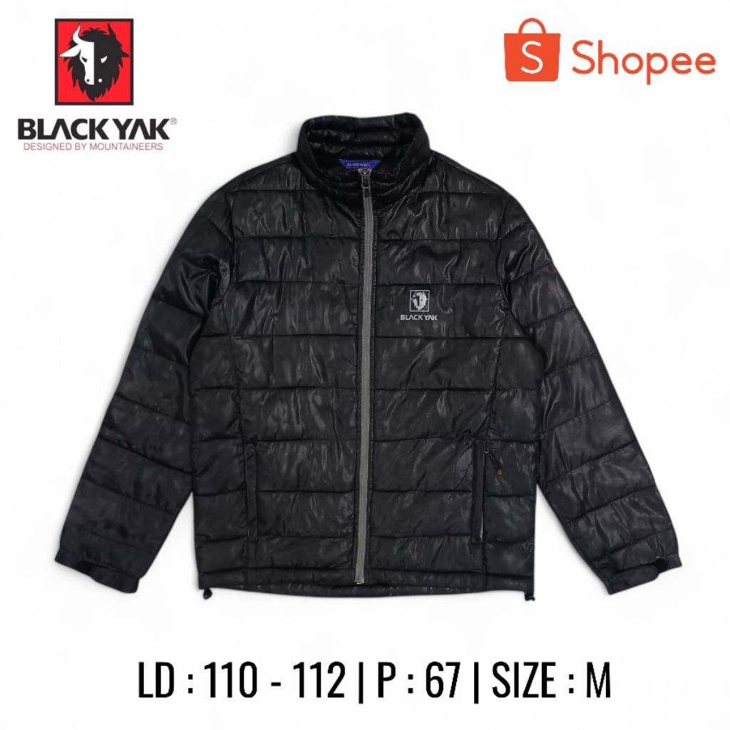 Jaket Tebal Hitam BlackYak Size M