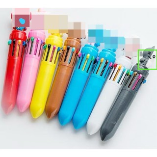 

KA Pulpen-PENA Kartun 10 Warna Pen Warna Warni Bolpoin Karakter Lucu (10 WARNA)