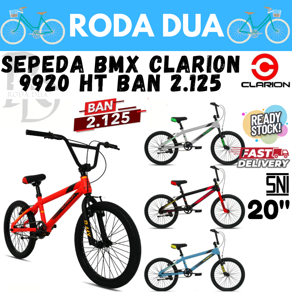 SEPEDA BMX UKURAN 20" 9920 HT CLARION BAN 2.125