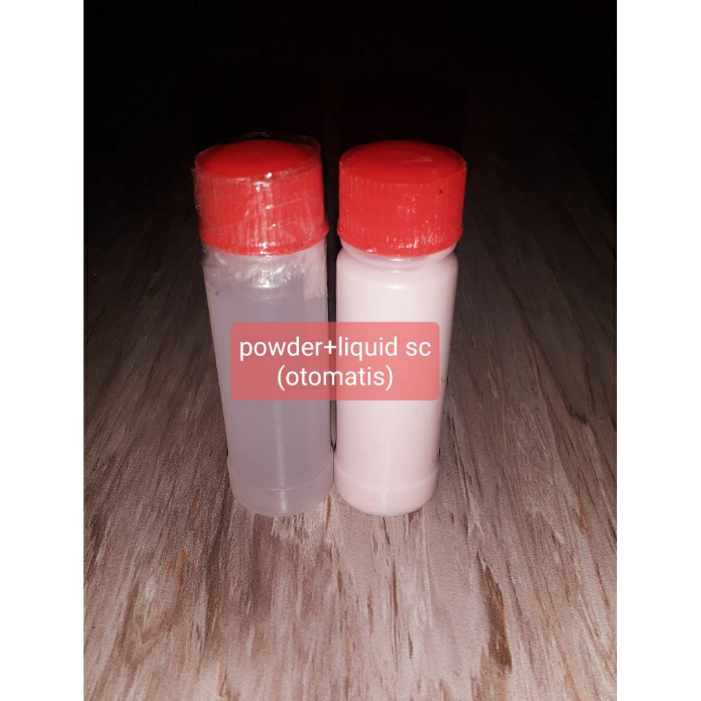 Paketan lem gigi sc palsu patah atau retak 30ml (minyak dan powder sc) otomatis