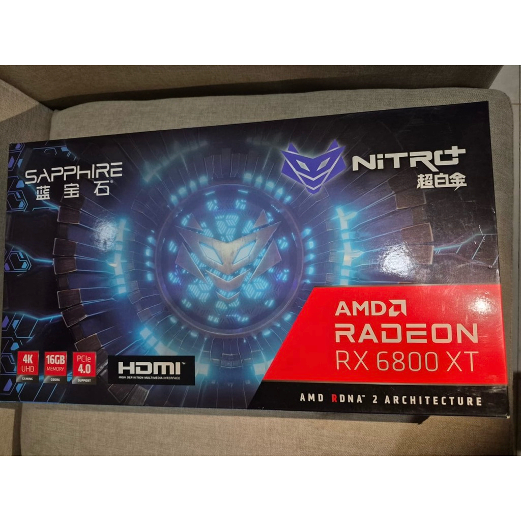 JUAL MURAH  BEKAS Sapphire RX 6800 XT OC 16GB GDDR6 NITRO PLUS Special Edition 6800XT SE