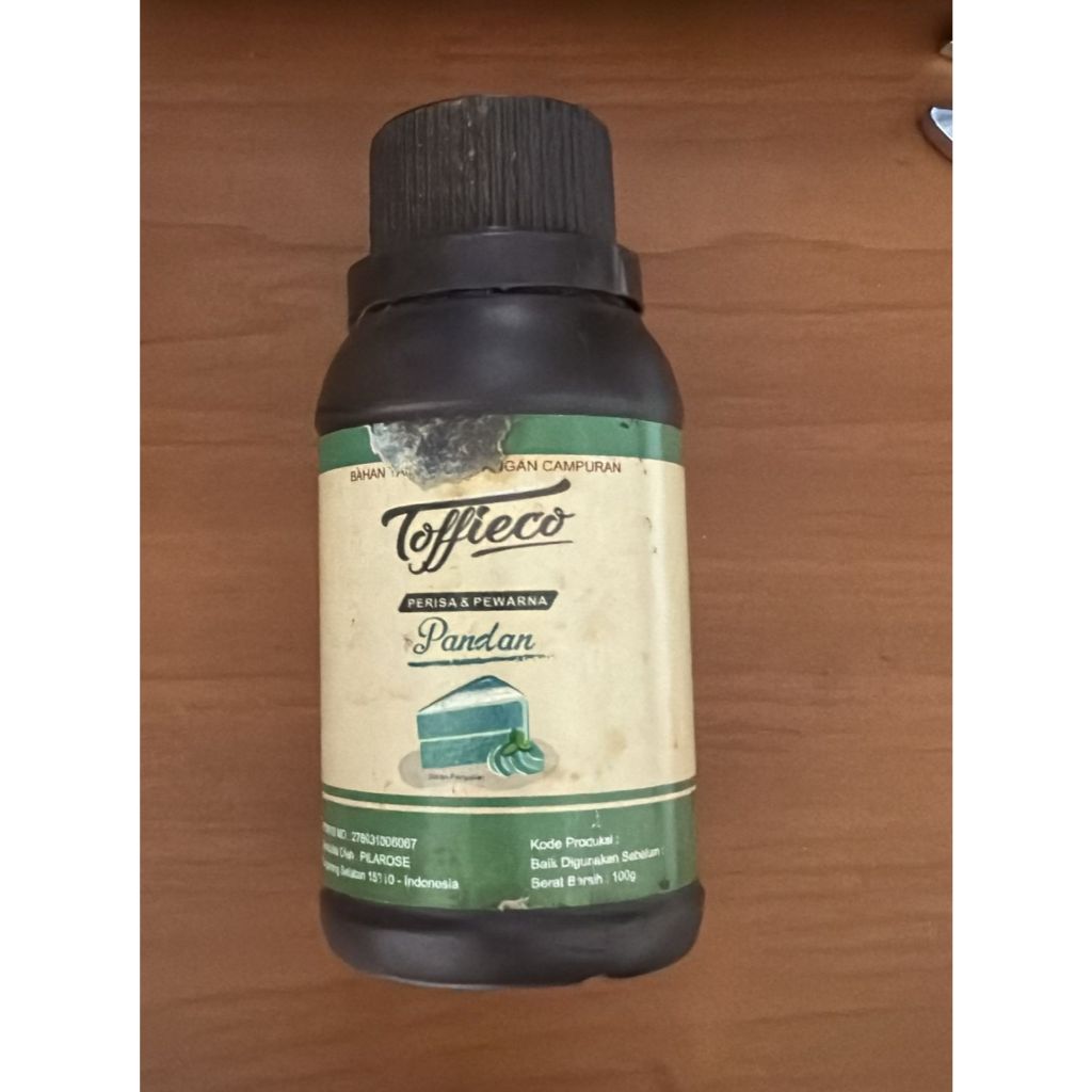 

Toffieco Pasta Pandan 100gr - ED okt 2025