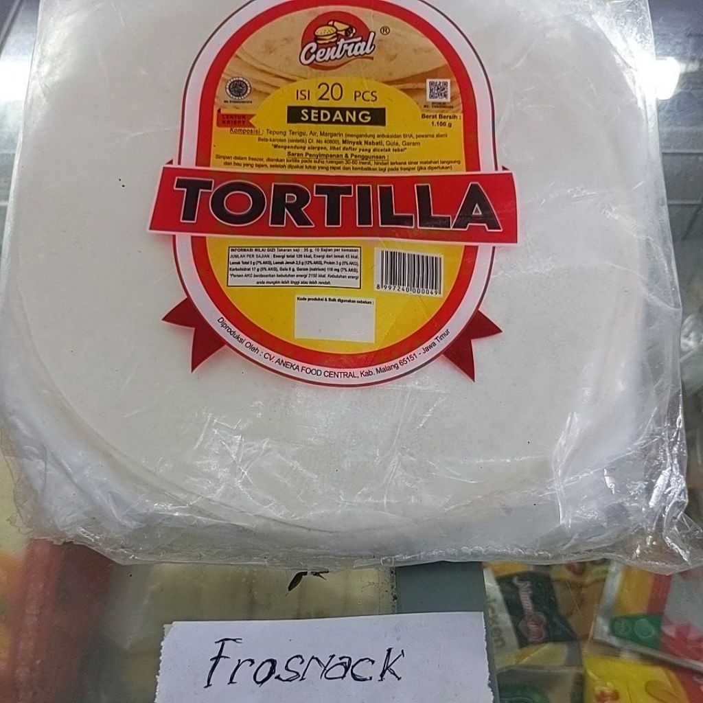 

Tortila kulit kebab size Medium isi 20 pcs