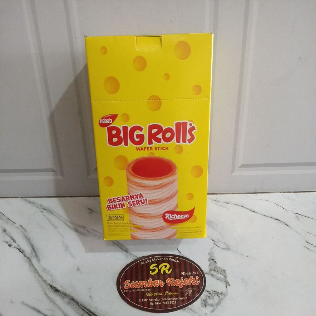 

NABATI BIG ROLLS KEJU ISI 20PCS