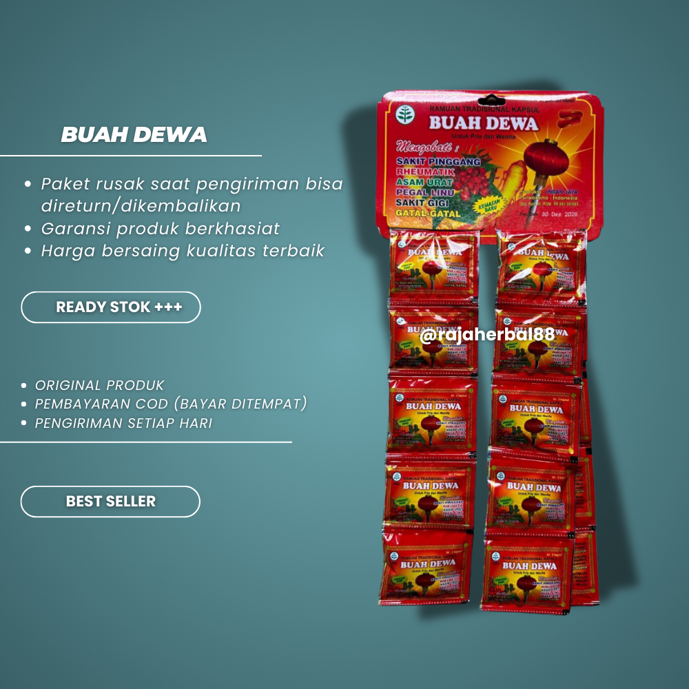 

Kapsul Asam Urat Buah Dewa Original 20 Sachet