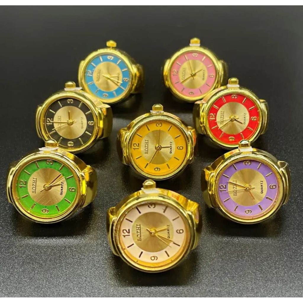 jam tangan cincin pria,jam cincin mini