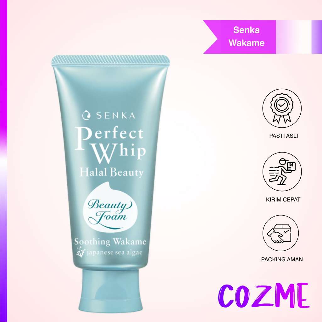 SENKA Perfect Whip Beauty Foam Soothing Wakame 100gr