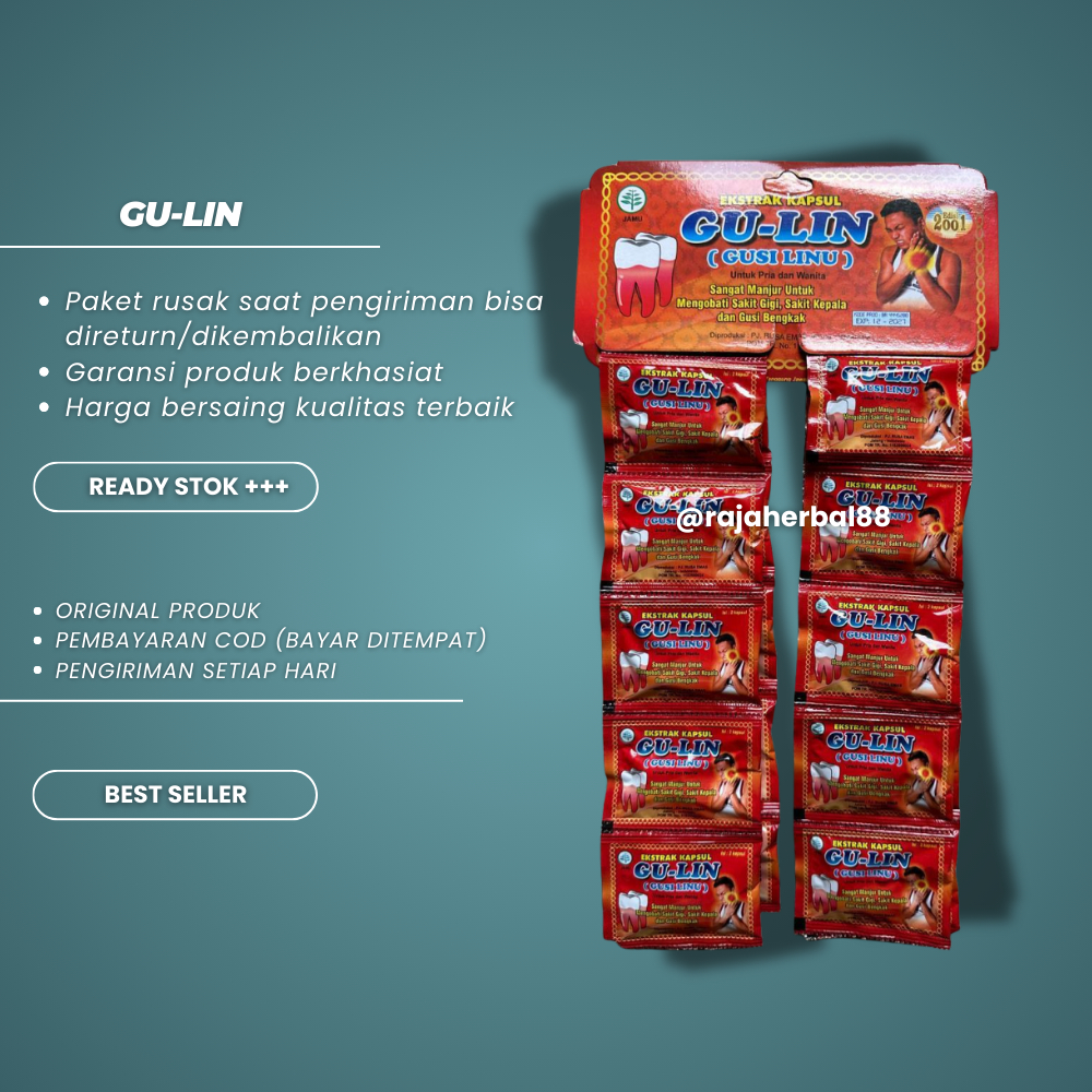 

Kapsuli Gulin Gusi Linu 20 Sachet Original