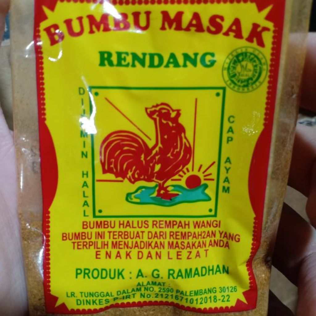 

Bumbu Masak Cap Ayam Jago Khas Palembang