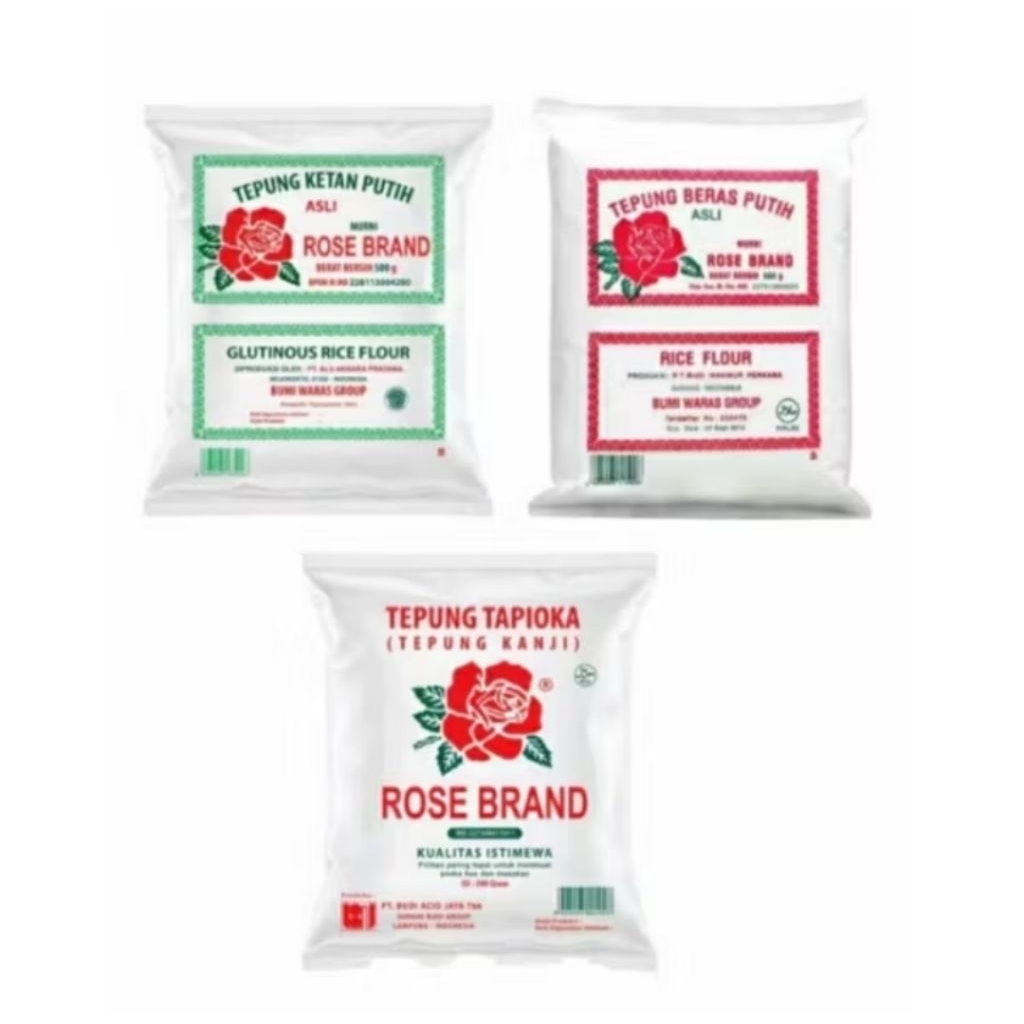 

ROSE BRAND Tepung Beras Tepung Beras Ketan 500gr