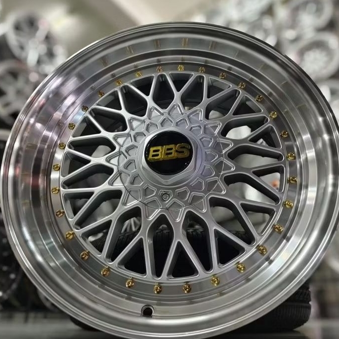 Velg Mobil Ring 17 BBS Silver PCD 10x113-120 untuk BMW Mercy