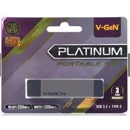 VGEN SSD Portable Storage External USB 3.1 Type-C 1TB