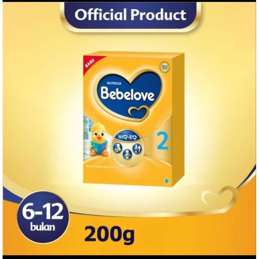 

Bebelove Nutricia tahap 2 6 - 12 bulan 200g