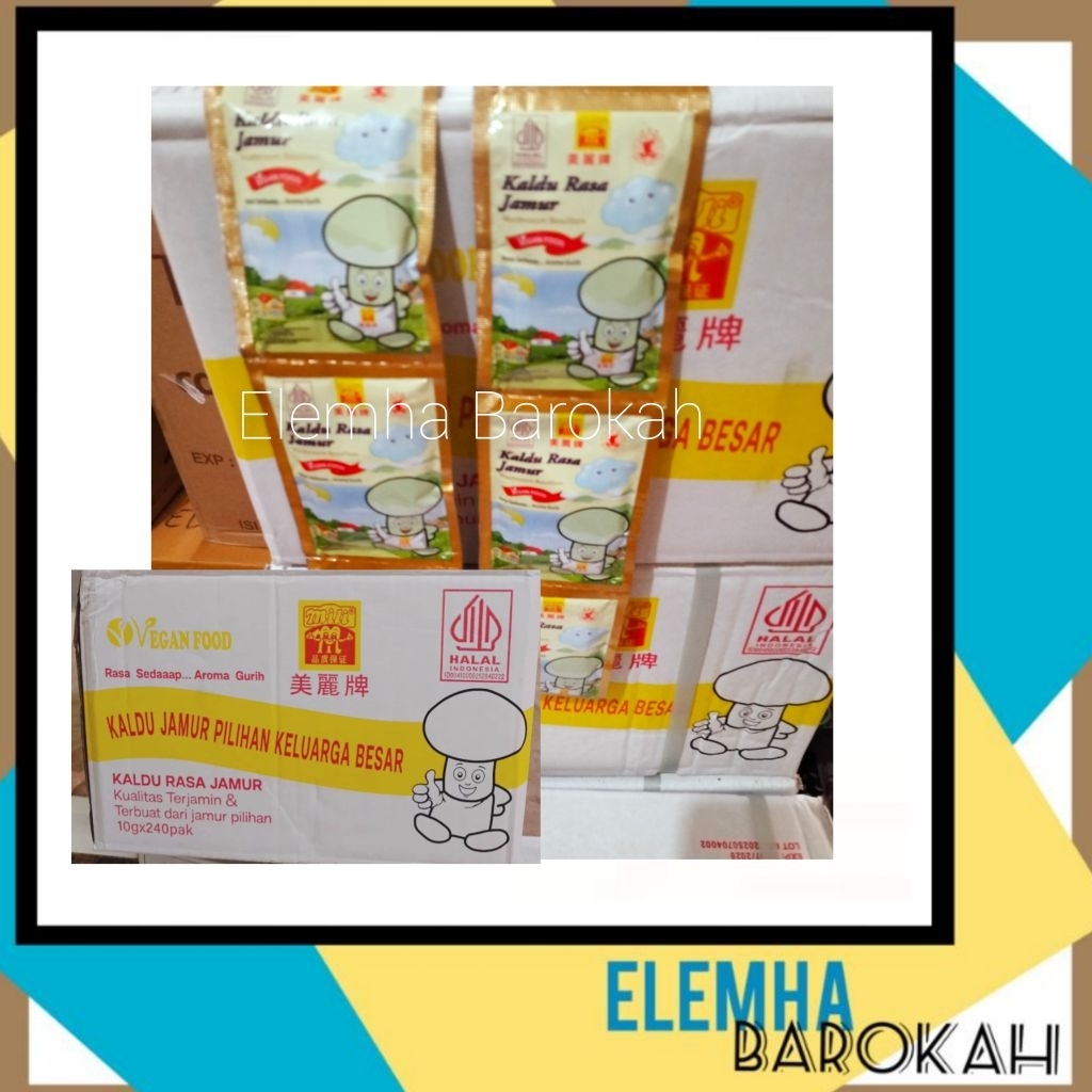 

Mili Kaldu Jamur Totole Renceng 10gr Dus Karton Exp 2028 Isi 10 Pack (240 pcs)