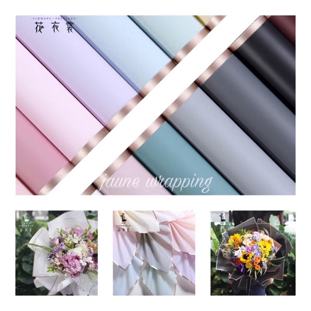

[1PAK/20LEMBAR] JCC Kertas Buket Bunga / Flower Wrapping Paper Cellophane