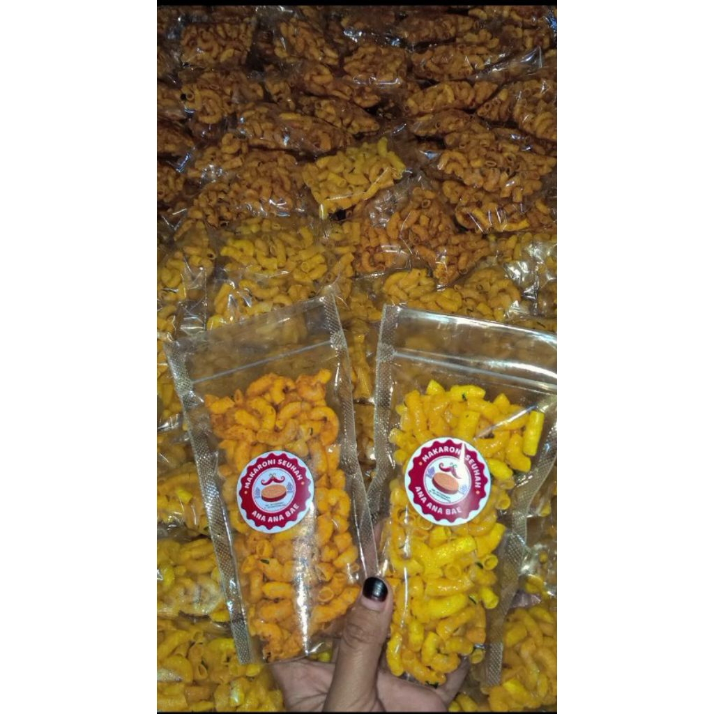 

makaroni seuhah ana ana bae pedes gurih daun jerul 100g