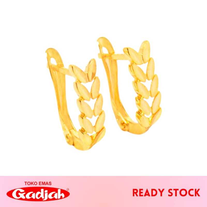 Anting Emas Jepret Gandum - Toko Emas Gadjah