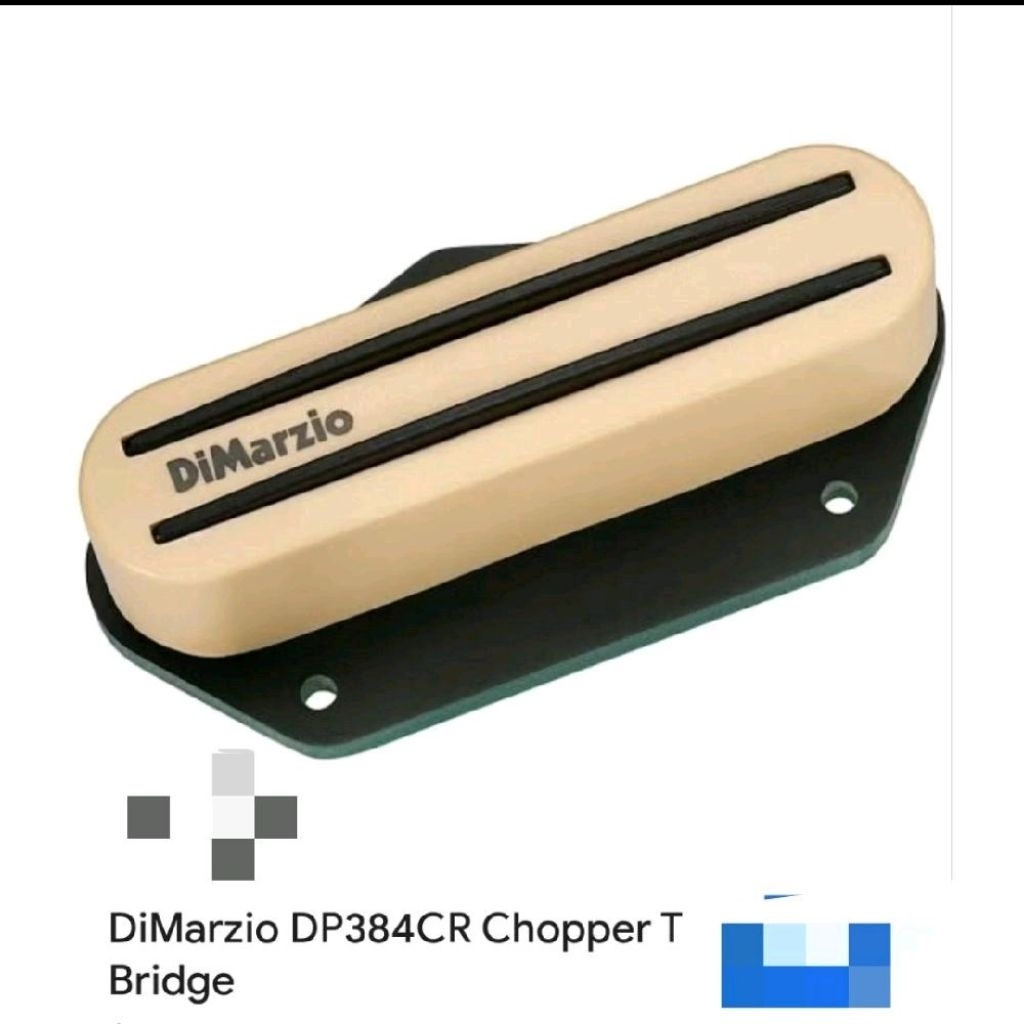 DiMarzio DP384CR The Chopper T Bridge Guitar Pickup, cream dp384