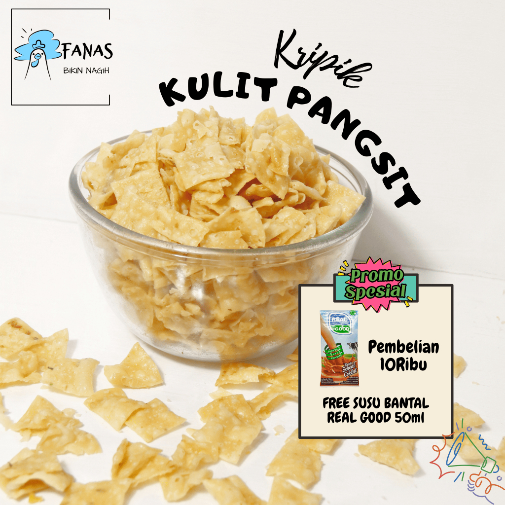 

Kripik Kulit Pangsit 50gr Rasa & Ori | Keripik Kulit Pangsit | Keripik Pangsit | Kripik Pangsit | Kerupuk Pangsit | Snack Jajan Kulit Pangsit | Fanas Snack