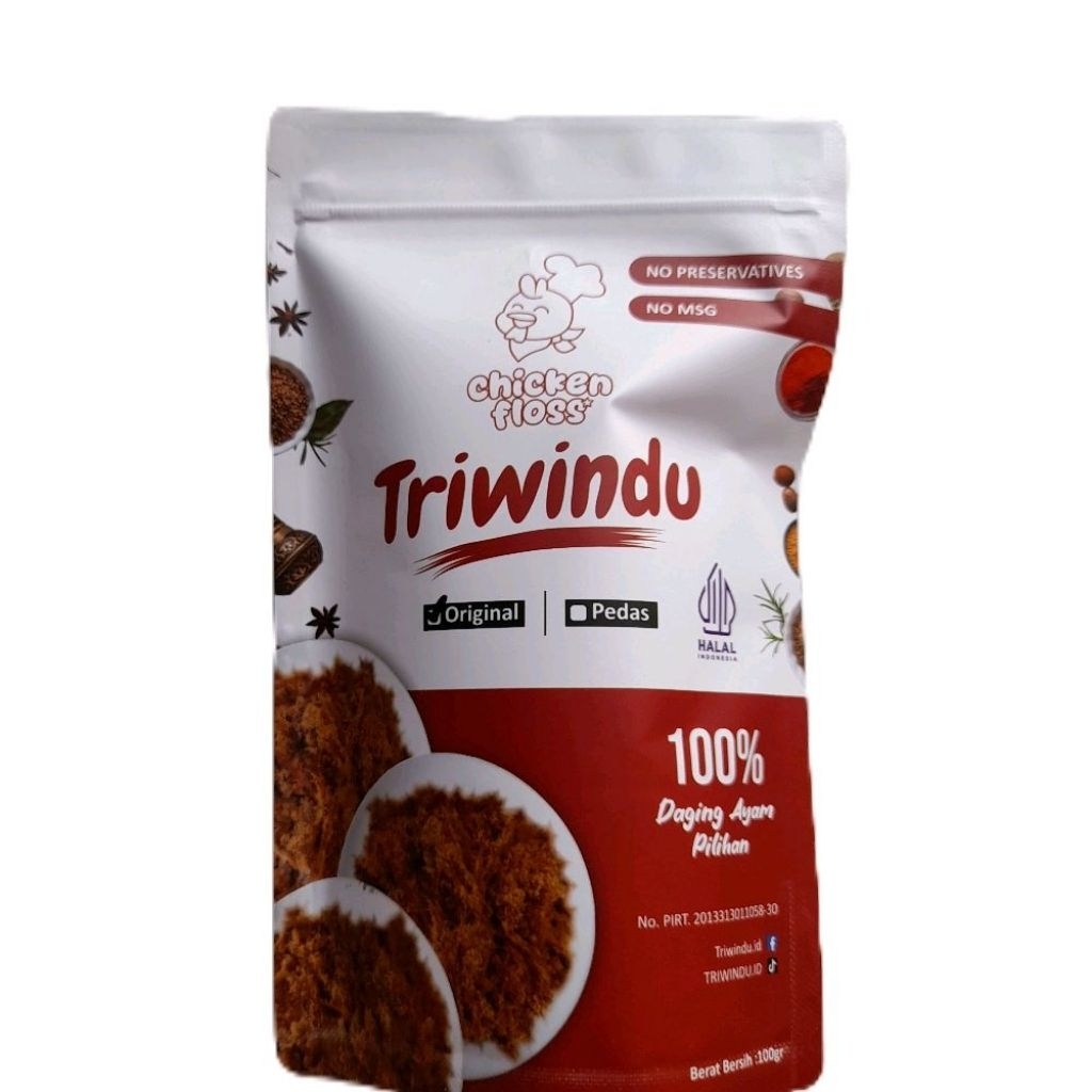 

ABON AYAM SUPER "TRIWINDU" 100gr Original cocok untuk camilan & lauk pendamping nasi hangat.
