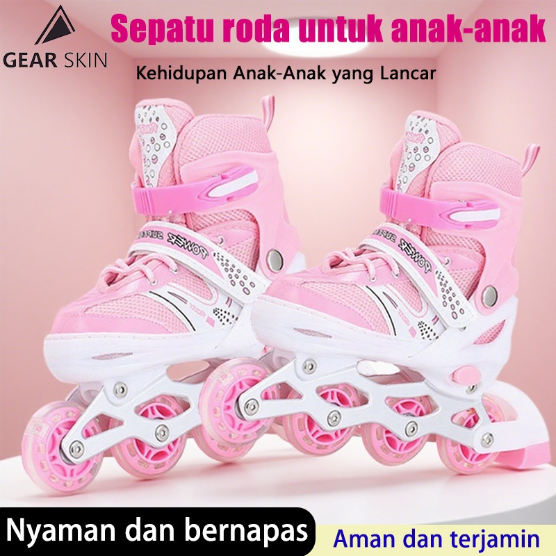 Gear skin Sepatu anak perempuanSepatu roda anak perempuanSepatu rodaSepatu roda anak perempuan roda 