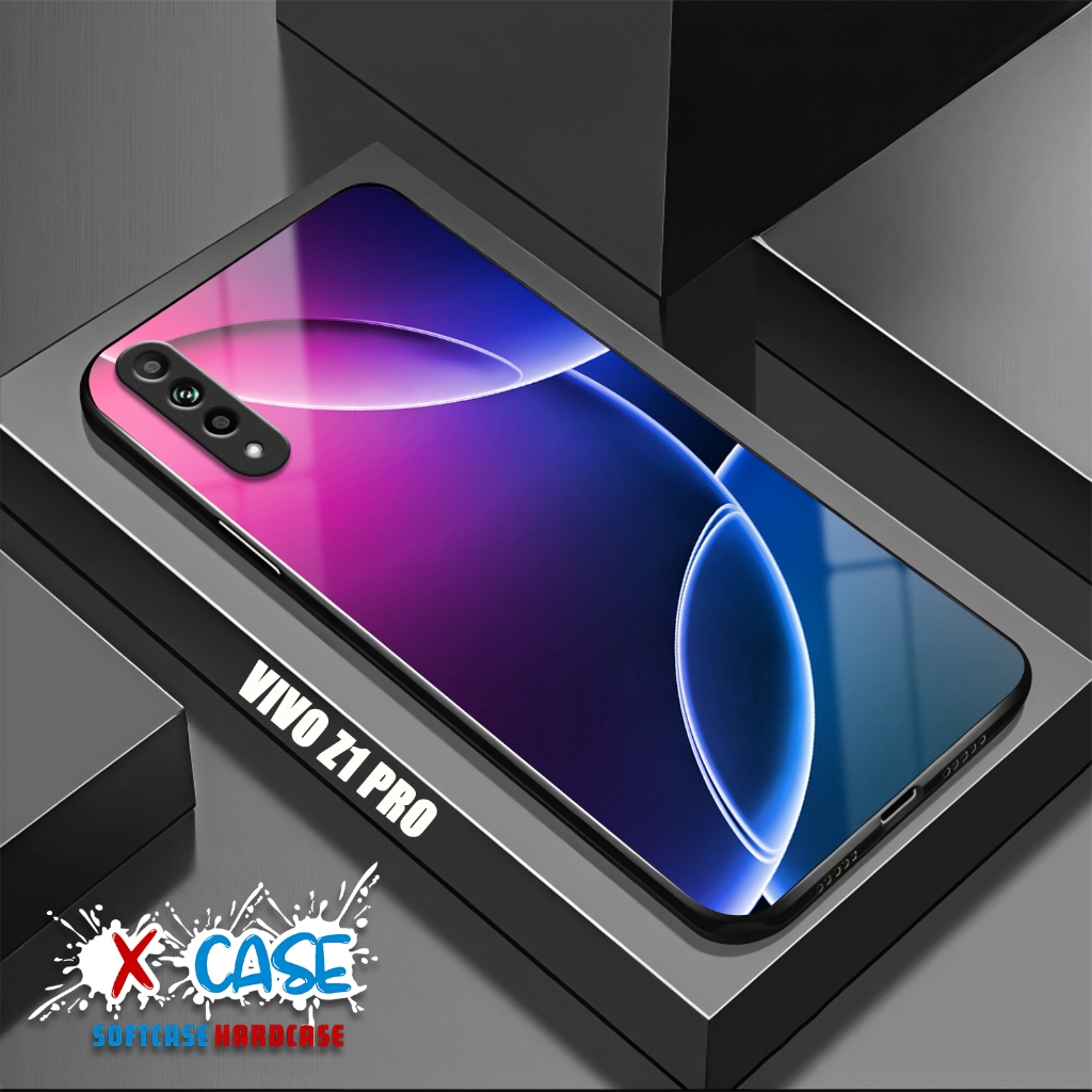 Softcase  Vivo Z1 Pro Casing Glossy Vivo Z1 pro Vivo 1951 1918 Case kaca - Kesing Kaca Kilau - Casin