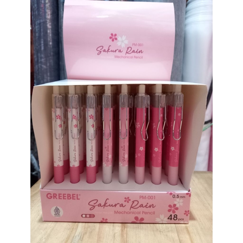 

GREEBEL MECHANICAL PENCIL 0.5mm PM100 SAKURA RAIN @1PC